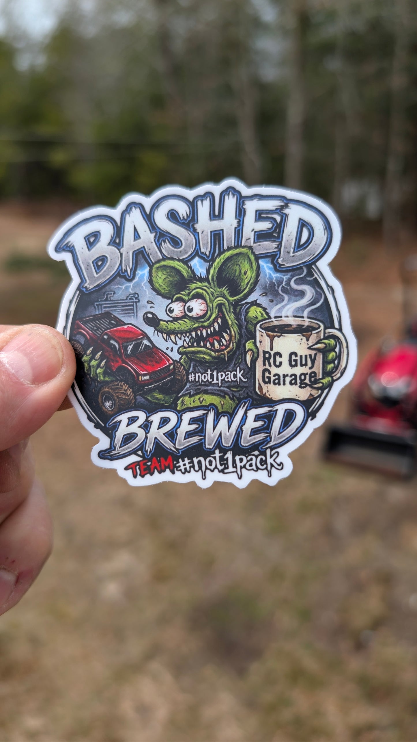 BASHED / BREWED Coffee Sticker TEAM #not1pack