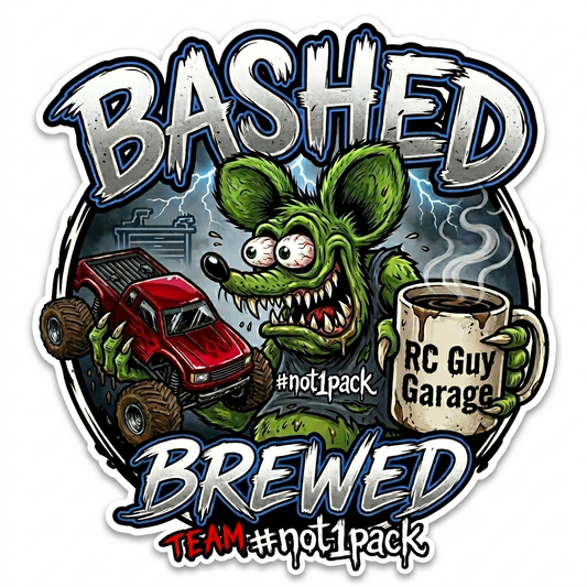 BASHED / BREWED Coffee Sticker TEAM #not1pack
