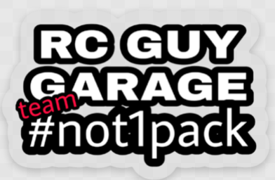 RC GUY GARAGE Sticker